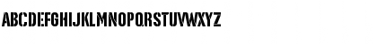 Download GazzStencil Regular Font Uppercase Preview