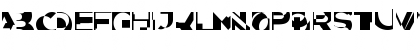 Download GE Distortion Caps Regular Font Uppercase Preview