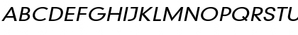 Download Geo579Wide Italic Font Uppercase Preview
