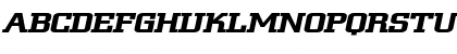 Download Geo957Extended BoldItalic Font Uppercase Preview