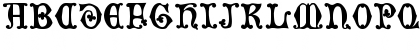 Download German Blackletters, 15th c. Regular Font Uppercase Preview