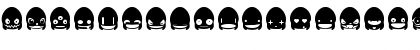 Download Ghost Smileys Regular Font Uppercase Preview