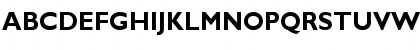 Download GillSansBold Regular Font Uppercase Preview