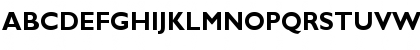 Download GillSansR Bold Font Uppercase Preview