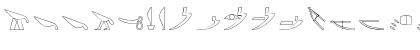 Download GlyphBasic D Font Uppercase Preview
