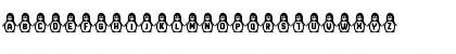 Download Penguins Regular Font Uppercase Preview