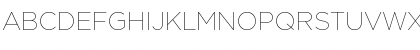 Download Gotham Thin Regular Font Uppercase Preview