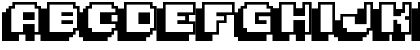 Download Pixelmania Regular Font Uppercase Preview