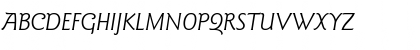 Download GoudySansITC Italic Font Uppercase Preview