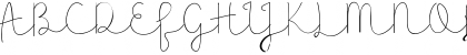 Download Presty Light Regular Font Uppercase Preview