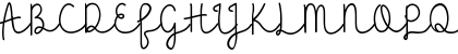 Download Presty Regular Regular Font Uppercase Preview