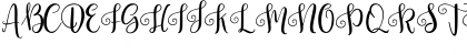Download Pretty Queen Regular Font Uppercase Preview