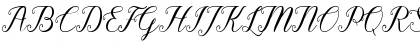 Download Pruistine Script Regular Font Uppercase Preview