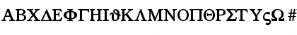 Download Greek Bold Font Uppercase Preview