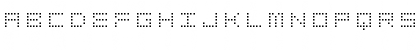 Download Gridder POS Font Uppercase Preview