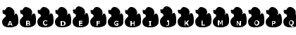 Download Gugli Ducky Rubber Regular Font Uppercase Preview