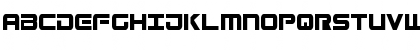 Download Gunship Condensed Condensed Font Uppercase Preview