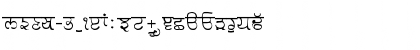 Download GurmukhiLys 030 Normal Font Uppercase Preview