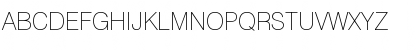 Download HailstenThin Regular Font Uppercase Preview