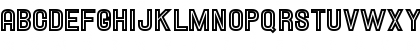 Download Hallandale Inline JL Regular Font Uppercase Preview