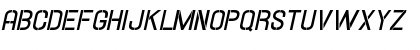 Download Hallandale Stencil Bd. It. JL Regular Font Uppercase Preview