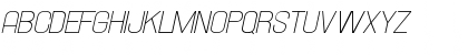 Download Hallandale Text Light Italic JL Regular Font Uppercase Preview