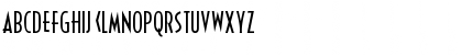 Download HalseyCondSSK Regular Font Uppercase Preview