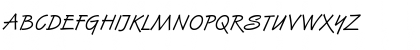 Download HandStroke Regular Font Uppercase Preview
