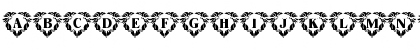 Download HeartWreath Becker Normal Font Uppercase Preview