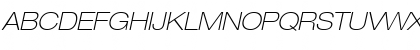 Download HeaveneticaExtd3 ThinOblSH Font Uppercase Preview