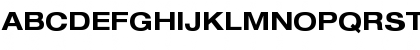 Download HeaveneticaExtd7 BoldSH Font Uppercase Preview