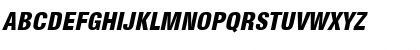 Download HebarCondBlack Italic Font Uppercase Preview
