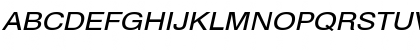 Download HebarExtended Italic Font Uppercase Preview