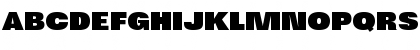 Download HebarExtraBlack Regular Font Uppercase Preview