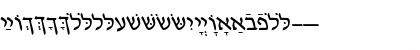 Download HebrewDavidSSK Italic Font