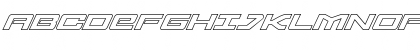 Download Sabre Shark Outline Outline Font Uppercase Preview