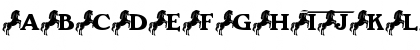 Download HorsePose Becker Normal Font Uppercase Preview
