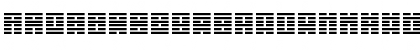 Download IChing Regular Font Uppercase Preview