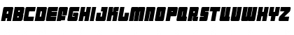 Download Industrial Decapitalist BoldItalic Font Uppercase Preview