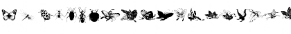 Download Insects1 Regular Font Uppercase Preview