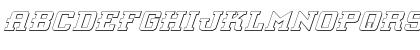 Download Interceptor Shadow Italic Shadow Italic Font Uppercase Preview