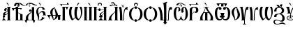 Download Irmologion Caps ieUcs Regular Font Uppercase Preview