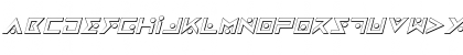 Download Iron Cobra 3D Italic Italic Font Uppercase Preview