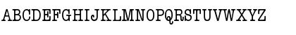 Download AmericanTypewriter LT CnA Regular Font Uppercase Preview