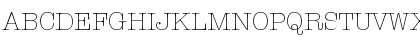 Download AmericanTypewriter LT LightA Regular Font Uppercase Preview