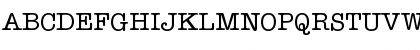 Download AmericanTypewriter LT Medium Regular Font Uppercase Preview