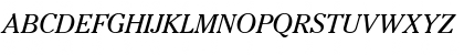 Download ITCCheltenham-Book BookItalic Font Uppercase Preview