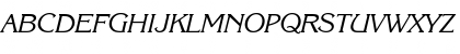 Download ITC_ Korinna Normal-Italic Font Uppercase Preview