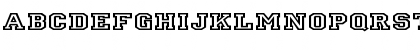 Download IvyLeagueExtendedOutline Regular Font Uppercase Preview