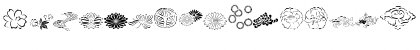 Download Japanese Garden Ornmnt ITC Regular Font Uppercase Preview
